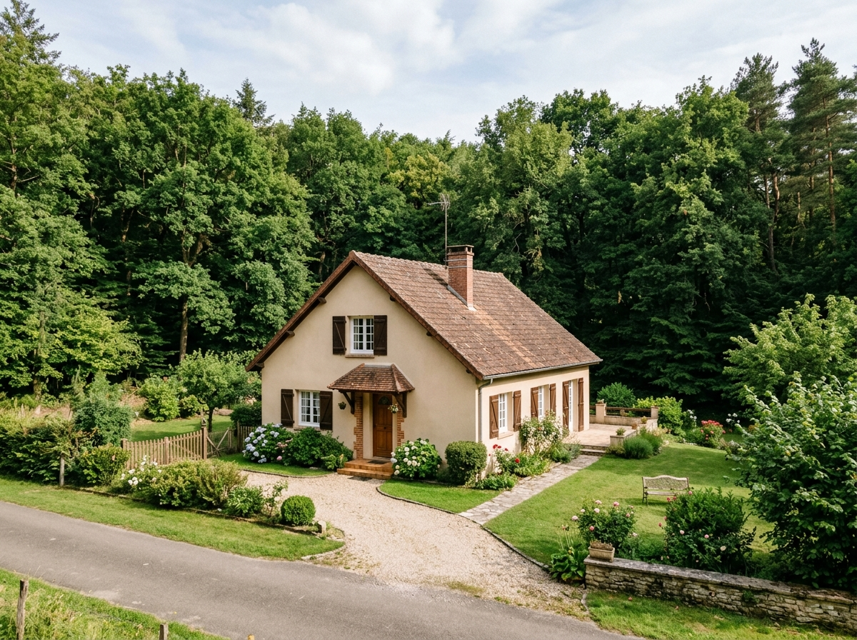 Maison individuelle en bordure de forêt